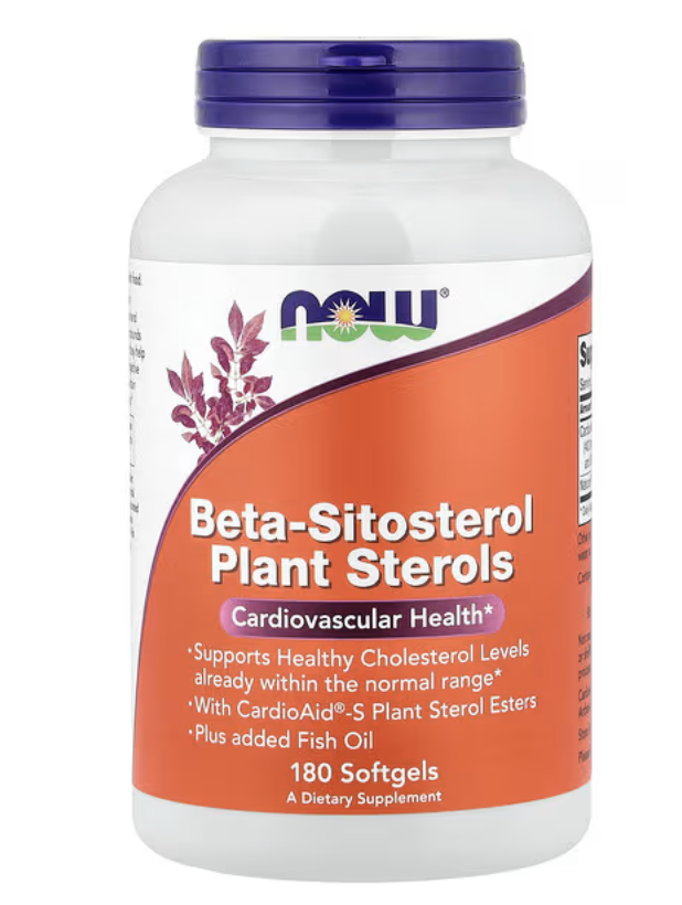 NOW Foods, Beta-Sitosterol Plant Sterols, 90 Softgels